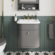 Burlington Chalfont Single Drawer Unit 550mm - Matt Grey - CH55G