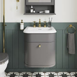 Burlington Chalfont Single Drawer Unit 750mm - Matt Grey - CH75G