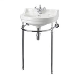 Burlington Edwardian White 1 Tap Hole Round Basin 56cm - B61TH