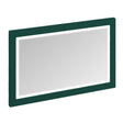 Burlington Framed Mirror with LED Illumination 1200mm - Matt Green - M12MMG - TAP 'N' SHOWER