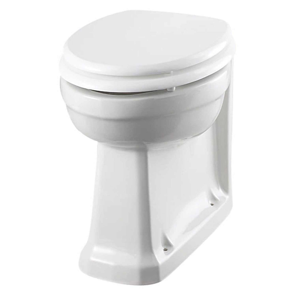 Burlington Standard 480mm Projection back to wall white ceramic toilet without seat
