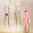 Burlington Glass Inline Panel 400mm - C17 - TAP 'N' SHOWER