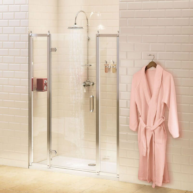 Burlington Glass Inline Panel 400mm - C17 - TAP 'N' SHOWER