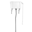Burlington White High Level Cistern Single Flush Chain Pull Cistern With Chain & Ceramic Handle - C28S