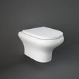 RAK Compact Rimless Wall Hung Pan with Hidden Fixations 520mm - White - COMWHPAN-HF