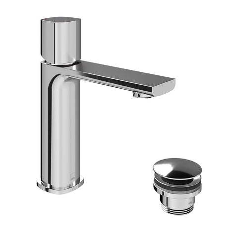 Vado Cameo Leverless Mono Basin Mixer For Low Pressure System And Universal Basin Waste - Chrome - CAM-100/CC-LP-CP