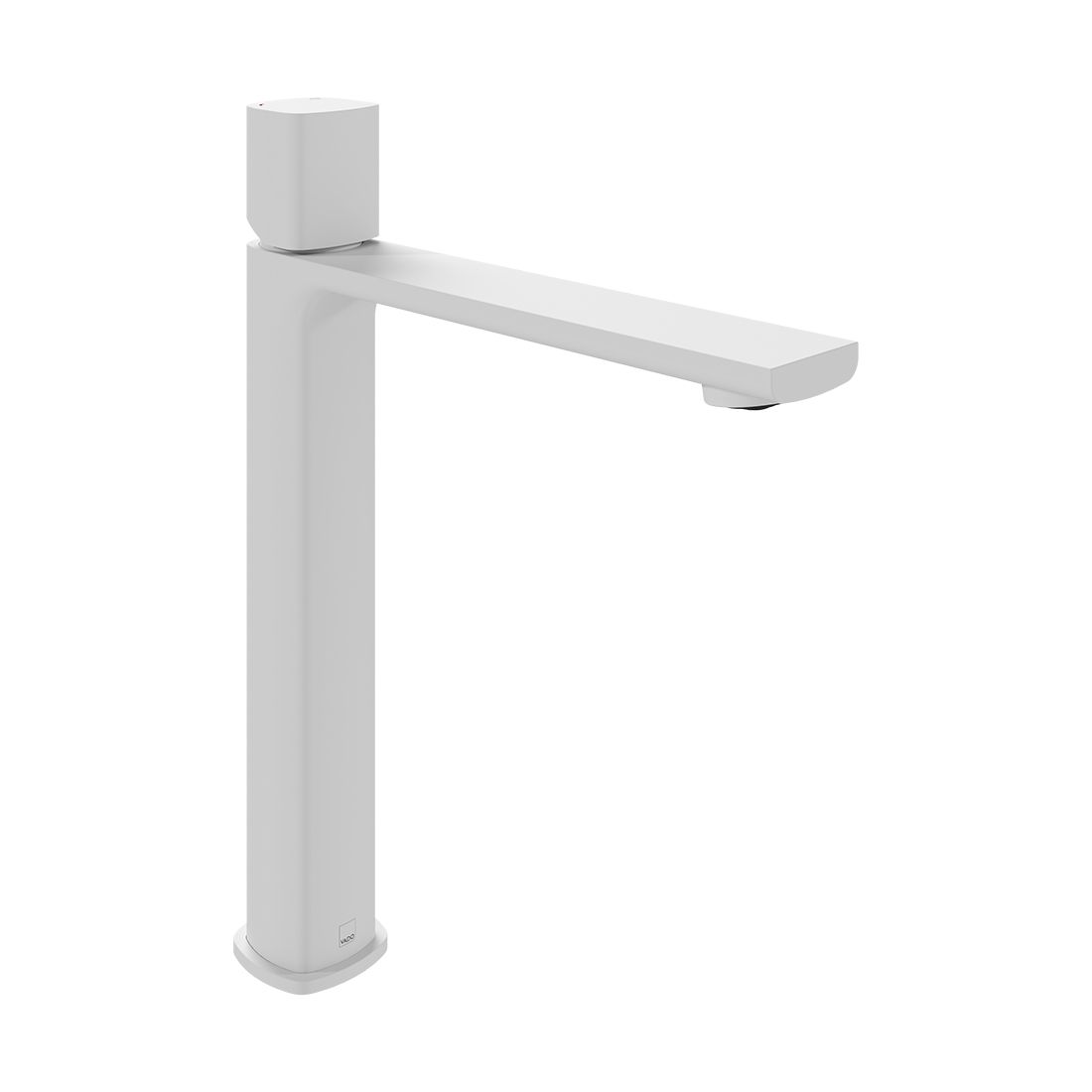 Vado Cameo Lever Extended Mono Basin Mixer For Low Pressure Systems - Matt White - CAM-100E/SB-LP-MW