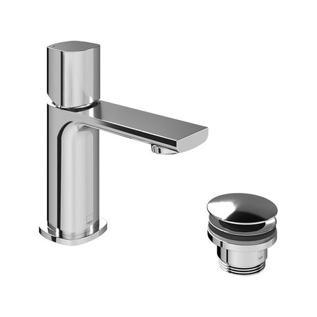 Vado Cameo Leverless Universal Waste For Low Pressure System Mini Mono Basin Mixer - Chrome - CAM-100M/CC-LP-CP