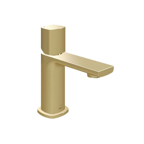 Vado Cameo Leverless Mini Mono Basin Mixer Tap - Satin Brass - CAM-100M/SB-SBR