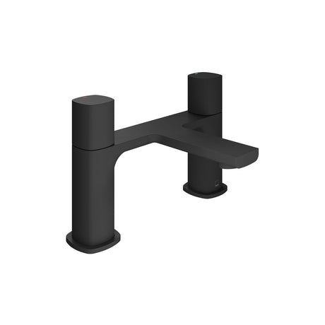 Vado Cameo Deck Mounted Bath Mixer - Matt Black - CAM - 137 - MB - TAP 'N' SHOWER