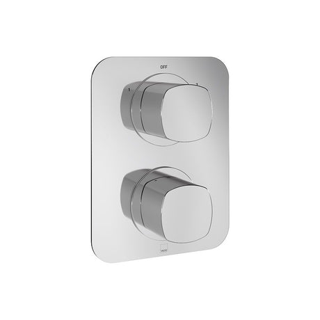 Vado Cameo 2 Outlet 2 Handle Concealed Thermostatic Valve - Chrome - CAM-148D/2-CP