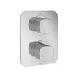 Vado Cameo 1 Outlet 2 Handle Concealed Thermostatic Valve - Chrome - CAM-148D-CP