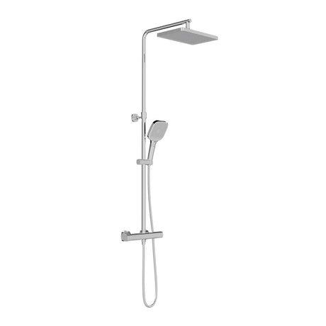 Vado Cameo Wall Mounted Thermostatic Exposed Shower Column - Chrome - CAM-149T-RRK-CP