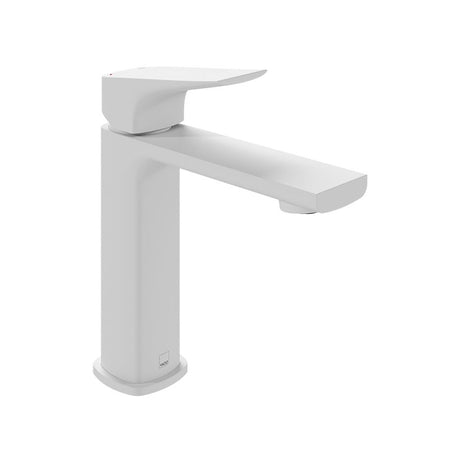 Vado Cameo Lever Mono Basin Mixer - Matt White - CAM-200/SB-MW