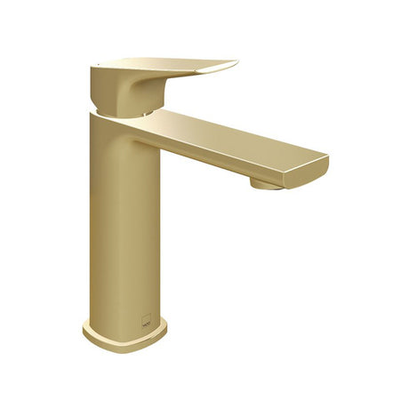 Vado Cameo Lever Mono Basin Mixer - Satin Brass - CAM-200/SB-SBR