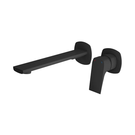 Vado Cameo Lever Wall Mounted Basin Mixer for Low Pressure System - Matt Black - CAM-209S-LP-MB