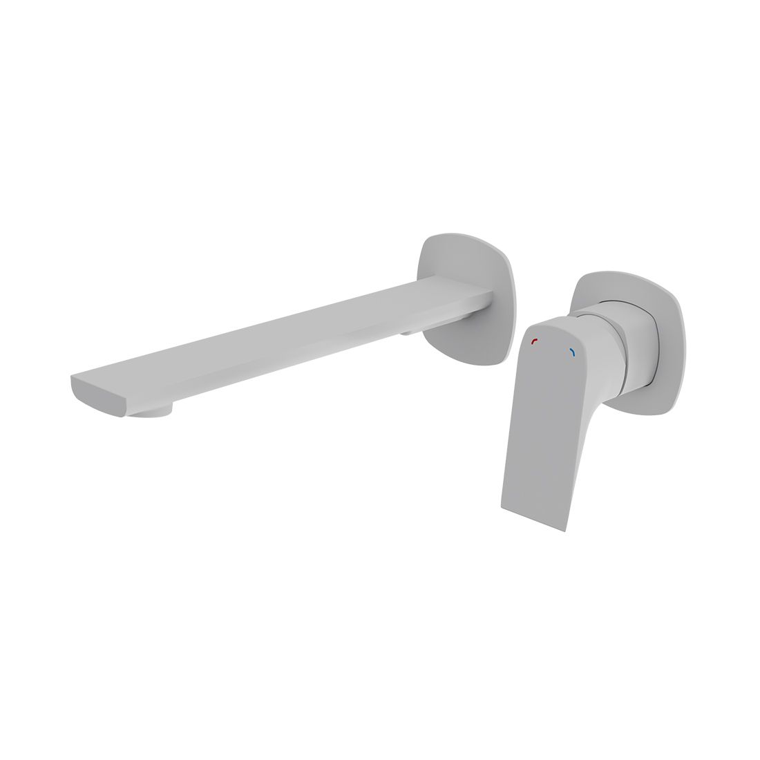 Vado Cameo Lever Wall Mounted Basin Mixer for Low Pressure System - Matt White - CAM-209S-LP-MW