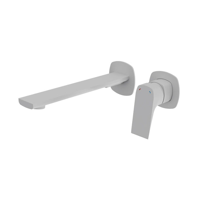 Vado Cameo Lever Wall Mounted Basin Mixer for Low Pressure System - Matt White - CAM-209S-LP-MW
