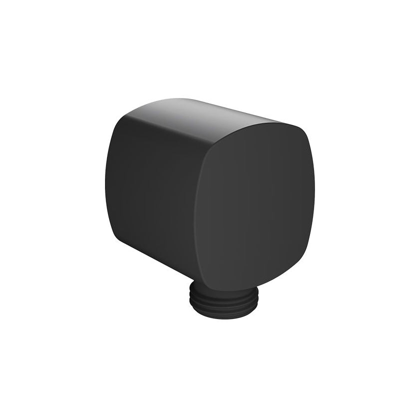 Vado Cameo Soft Square Wall Outlet - Matt Black - CAM-OUTLET-MB