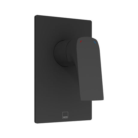 Vado Cameo Concealed 1 Outlet Manual Valve - Matt Black - CAM-245A-MB
