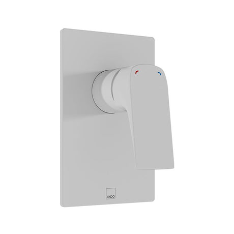 Vado Cameo Concealed 1 Outlet Manual Valve - Matt White - CAM-245A-MW