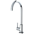 Carron Phoenix Savoy single lever chrome kitchen tap with high-arc spout and modern finish