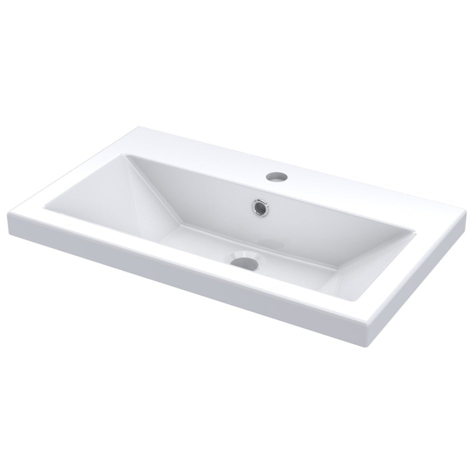 Hudson Reed Full Depth Inset Ceramic Basin 600mm Wide - White - CBM313 - TAP 'N' SHOWER