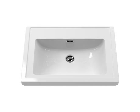 Hudson Reed 500 Classic Basin 540x410x185mm  0TH - White - CBM512