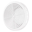White circular ceiling mounted vent grille adjustable 100mm ventilation diffuser extract air by Blauberg