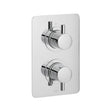 Vado Celsius 1 Outlet Thermostatic Shower Valve - Polished Chrome - CEL-148D/SQ-C/P