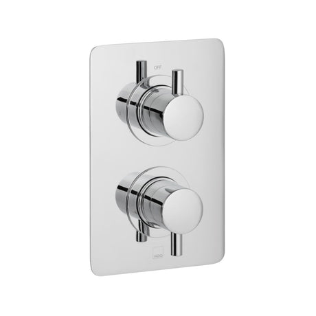 Vado Celsius 1 Outlet Thermostatic Shower Valve - Polished Chrome - CEL-148D/SQ-C/P