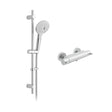 Vado Celsius Thermostatic Riser Rail Shower Kit - Chrome - CEL-1701-1/2-ORA-CP
