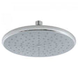 Vado Ceres self-cleaning round shower head with wall-mounted arm in chrome finish for modern bathrooms