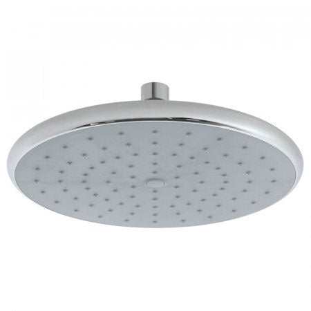 Vado Ceres self-cleaning round shower head with wall-mounted arm in chrome finish for modern bathrooms