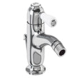Burlington Chelsea Curved Spout Chrome Bidet Mixer with Pop-Up Waste - CH23