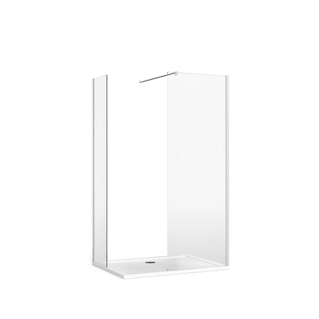 Burlington Glass to Wall Brace - Polished Stainless - BUBRACEC - TAP 'N' SHOWER