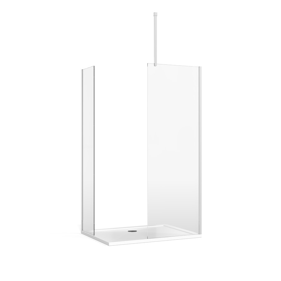 Burlington 8 Walk - In Glass Panel Only 855mm - BU090008CF - TAP 'N' SHOWER