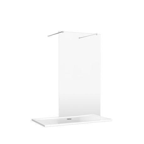 Burlington 8 Walk - In Glass Panel Only 1155mm - BU120008CF - TAP 'N' SHOWER