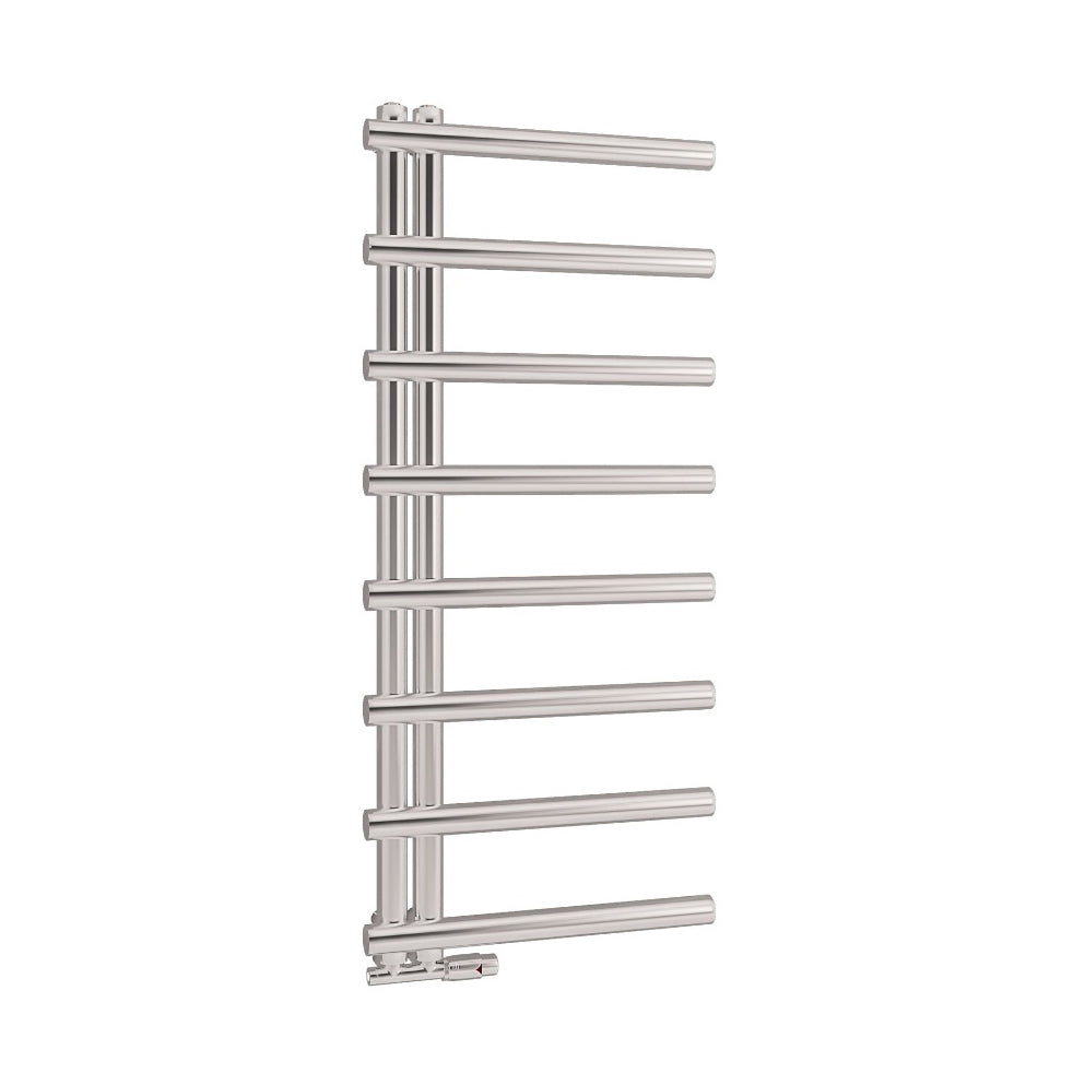 Scudo Carlo Designer Towel Radiator 1150 x 500mm - Chrome - CARL1150-500-C
