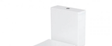 Britton Shoreditch Square white close coupled cistern with lid and dual flush fittings