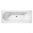Cleargreen Double Ended Verde rectangular white acrylic bath 1800mm by 750mm with ergonomic design and glossy finish