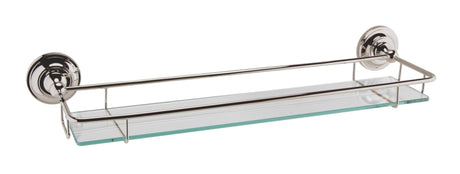 Launde Abbey Victrion Gallery Shelf - Chrome - TAP 'N' SHOWER