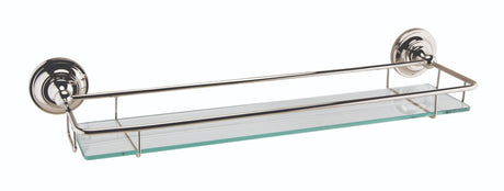 Launde Abbey Victrion Gallery Shelf - Nickel - TAP 'N' SHOWER