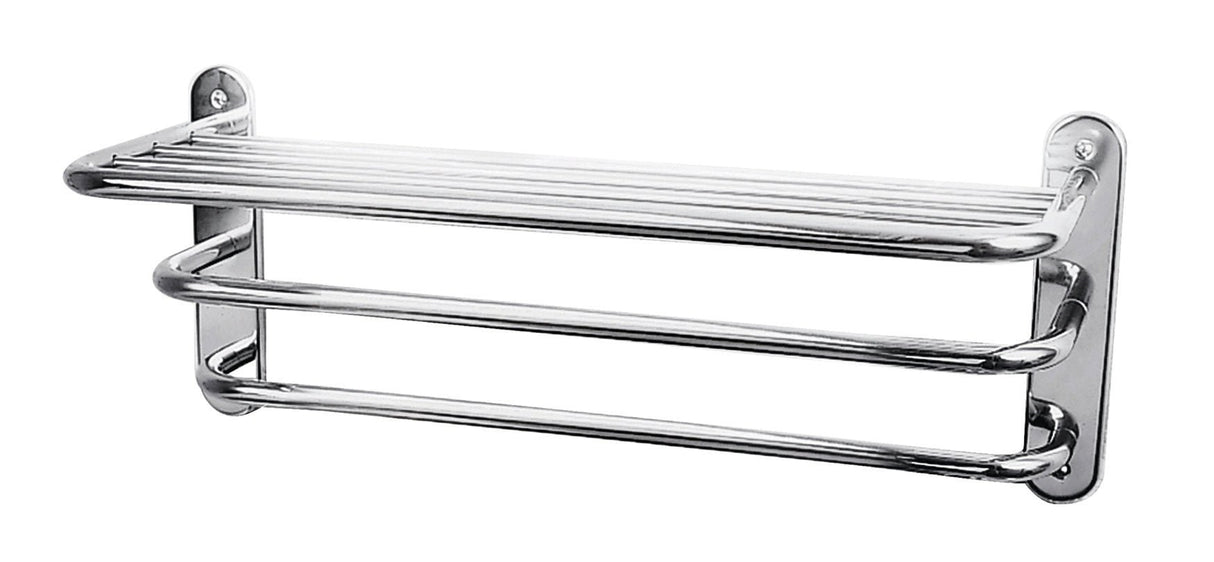 Launde Abbey Victrion 3 Tier Towel Rack - Chrome - TAP 'N' SHOWER