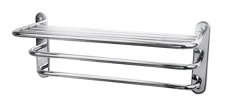 Launde Abbey Victrion 3 Tier Towel Rack - Chrome - TAP 'N' SHOWER