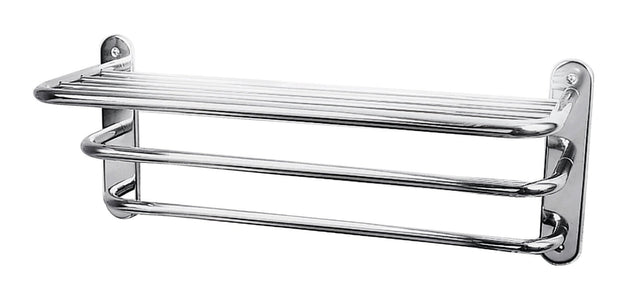 Launde Abbey Victrion 3 Tier Towel Rack - Chrome - TAP 'N' SHOWER
