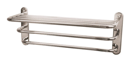 Launde Abbey Victrion 3 Tier Towel Rack - Brushed Nickel - TAP 'N' SHOWER