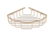 Launde Abbey Victrion Corner Shower Basket - Brushed Nickel - TAP 'N' SHOWER