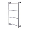 Vogue Vivid Traditional Heated Towel Rail 1250mm High x 650mm Wide, Electric - CN021 BR1250650CP-E
