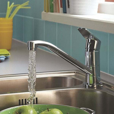 Bristan Cinnamon Modern EasyFit Mono Kitchen Sink Mixer Tap - Chrome - CNN EFSNK C